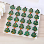 50pcs Flashing Christmas Brooch Pins Light Up Cartoon Badge Gift Stocking Xmas Holiday Party Supplies Costume Accessories