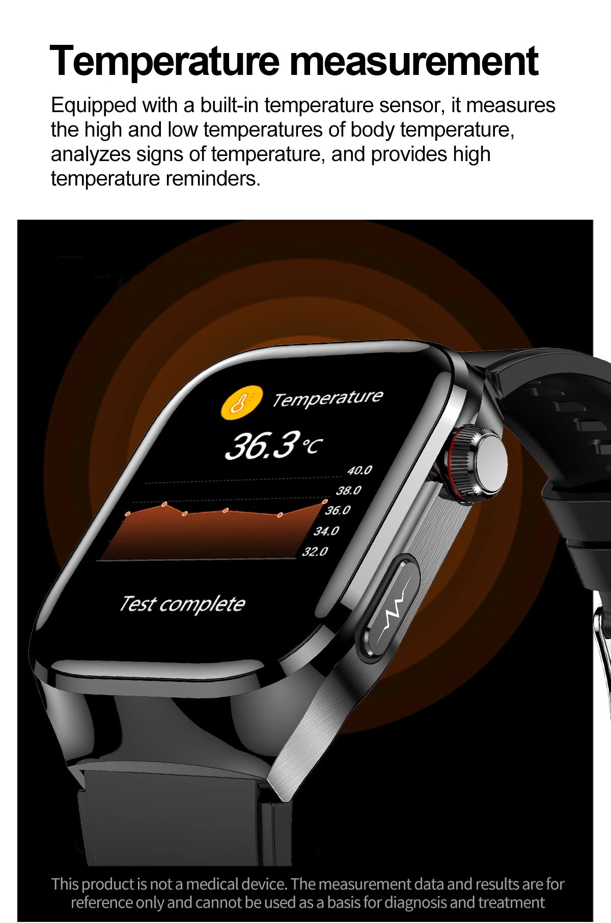 2025 New ECG+PPG Accurate Measure Heart Rate Smart Watch Men Blood Pressure Lipids Uric Acid Bluetooth Call Health Smartwatches