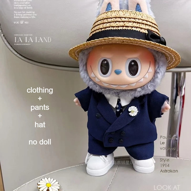 For Labubu Doll Clothes 15-17cm Doll Clothing Suit Gd Same Style Set Diy Accessories Clothes Toy Gift For Girl Kid Friends Ropa