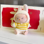 For Labubu'S Clothes Striped sweater outfit Match with hat pendant  Can match according to your preferences Labubu Accessories