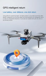 8K ESC 3 Axis Gimbal 360° Obstacle Avoidance WIFI FPV RC Drone 5G Brushless Electric GPS Follow Me Remote Control Quadcopter Toy