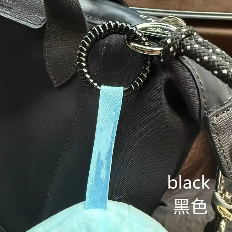 Labubu Anti Drop Buckle Silicone Rope Keychain Protection Ring Colorful Winding Fixed Anti Drop Labubu Accessories