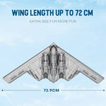 2024 NEW MOC B2 Military Stealth And Strategic Bomber Building Blocks Fighter Model With Missile Bomb Brick Toys for Adult Gifts