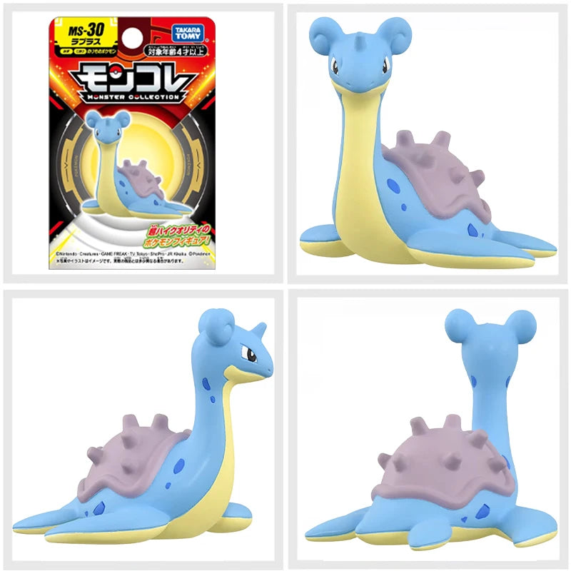 Original Pokemon Figurine Toys Anime Lapras Clodsire Mimikyu Gholdengo Tinkaton Flutter Mane Mini Resin Collection Model Dolls