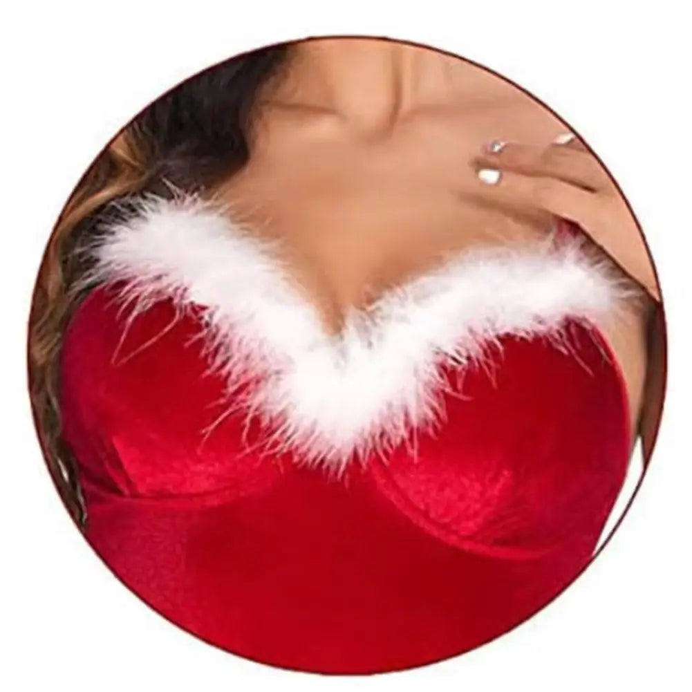 Sexy Christmas Costume for Women, Santa Dress Party Outfit with Sexy Style, New Year Eve