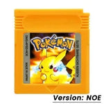Pokemon Red Blue Crystal Golden Green Silver Yellow GBC Game Card 16 Bit Video Game Cartridge Console Cards For GB/SP