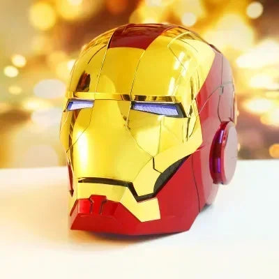 1/1 Iron Mk5 Man The Avengers Helmet Wearable And Transformable Voice-Activated Electric Opening Closing Collection Decoration