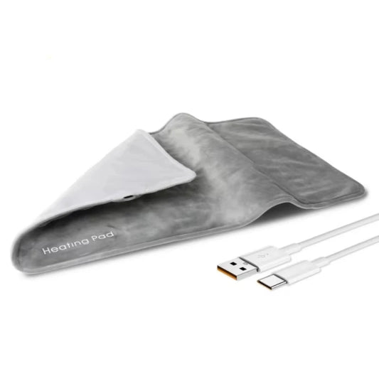 2025 USB 5V Electric Heating Pad for Cramps & Back Pain Relief Heat Pad with 59 INCH Cable Mini Heated Blanket 19.6*11.8 INCH