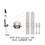 N601-650 MOC Military War Infantry Soldiers Action Figures Creative Bricks Accessories Building Blocks Children's Toys Gifts