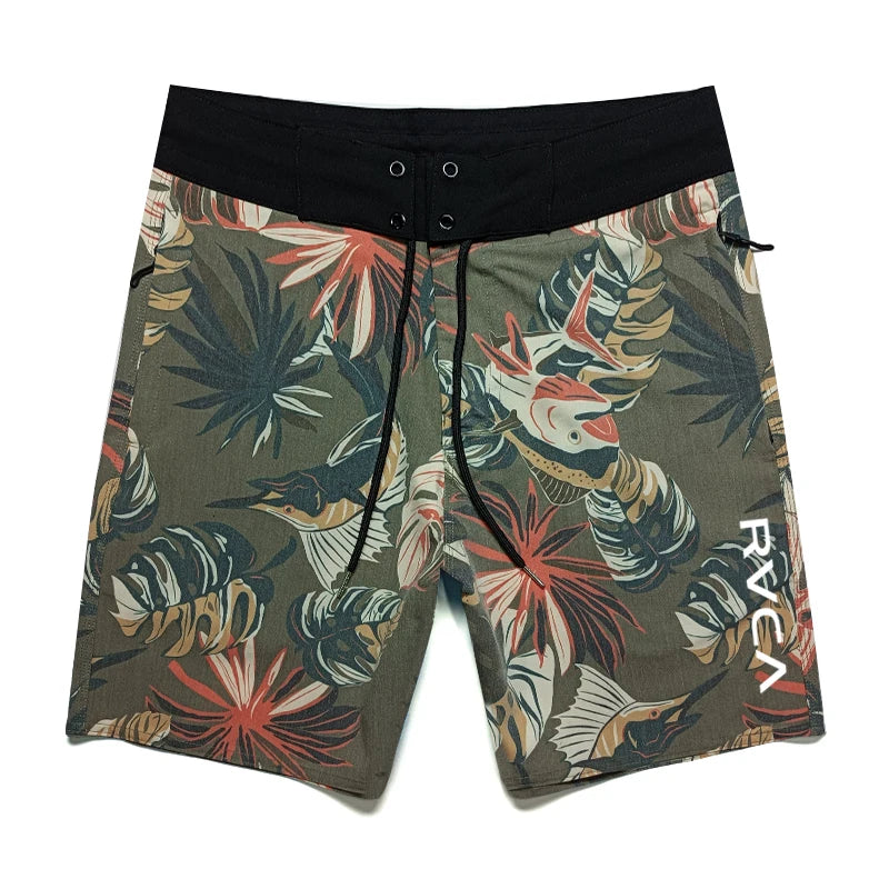 Men’s Classic 4-Way Stretch Quick-Dry Swim Trunks