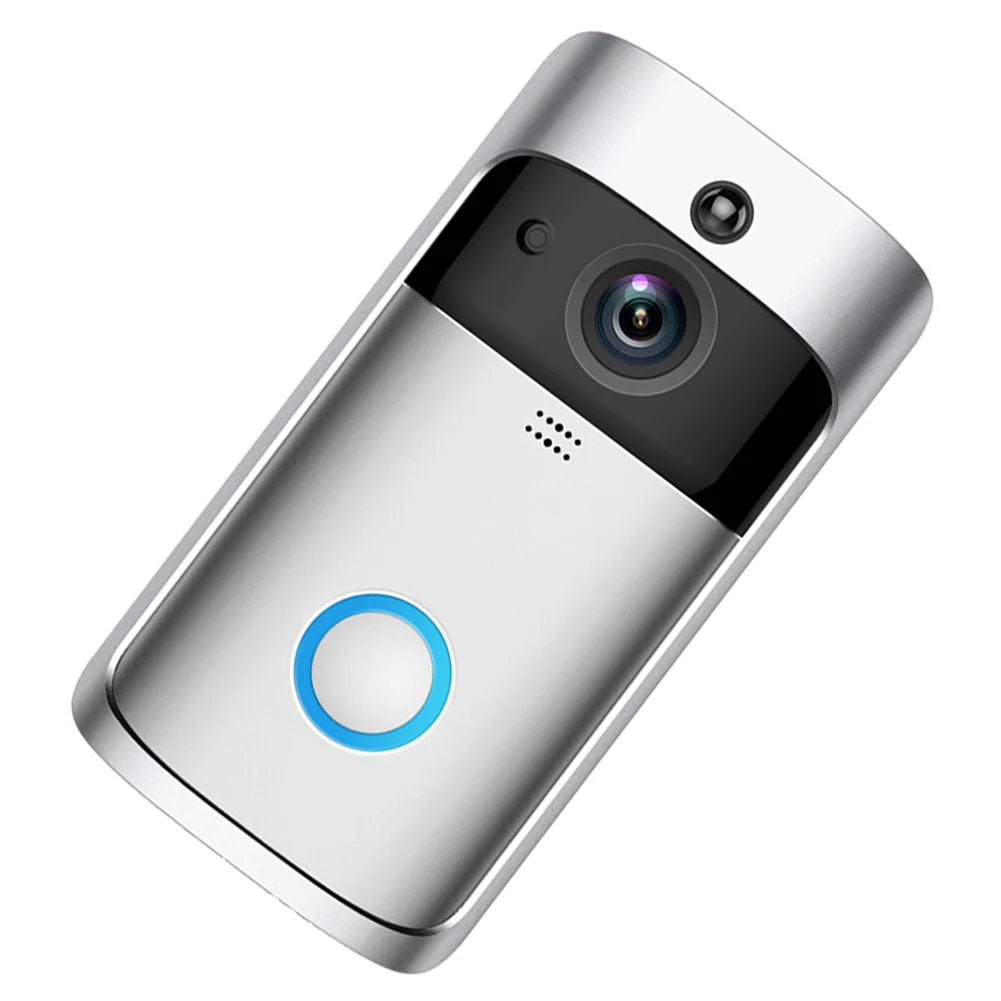 V5 pro WIFI Wireless Smart Doorbell Night VisionVoice Video Intercom Doorbell PIR Motion Detection Security Door Phone Camera