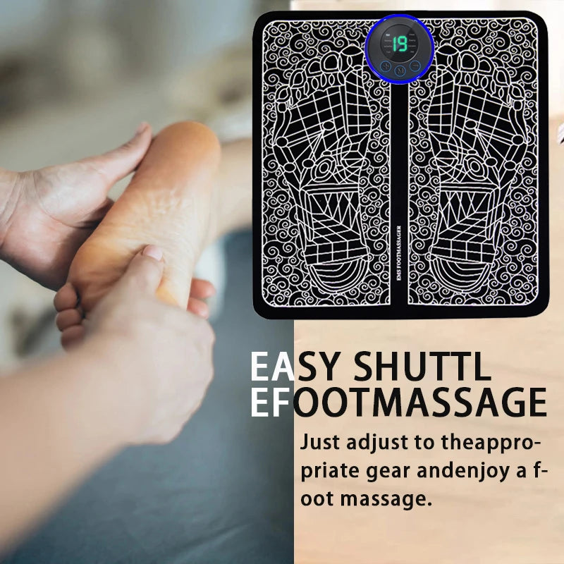 Electric foot massage pad
