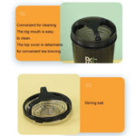 Creative Sports Shaker Cup Fitness Mixing Cup Fashion Trend Large Capacity Water Cup with Mixing Ball Convenient and Practical