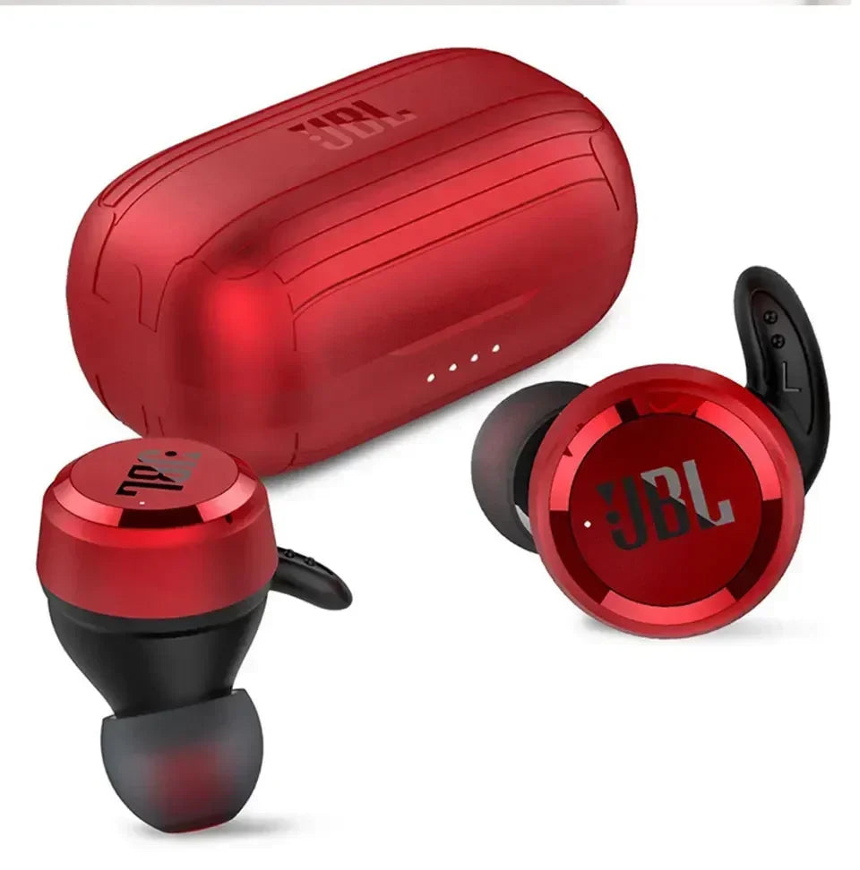 JBL T280 TWS Draadloze Bluetooth Oordopjes – Sportieve Waterdichte Oortjes met Microfoon, Diepe Bass en Oplaadcase