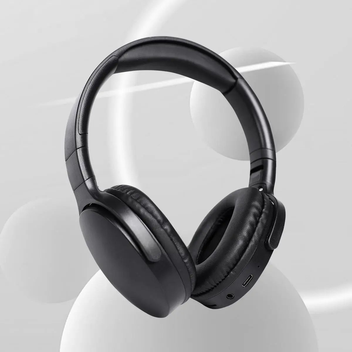 Fashionable Bluetooth wireless headphones, over-ear, deep bass, sports stereo, high fidelity, long battery life, universal
