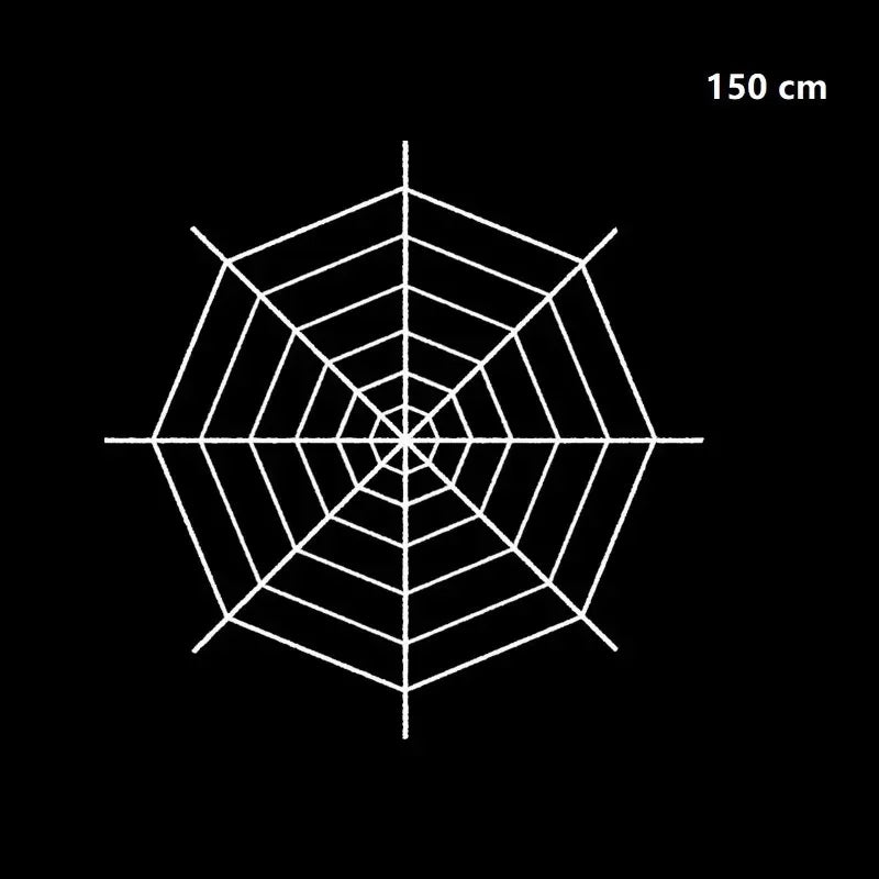 Halloween spider web simulation big black spider decoration bar scene layout props party decoration lawn scenery home decoration