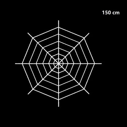 Halloween spider web simulation big black spider decoration bar scene layout props party decoration lawn scenery home decoration