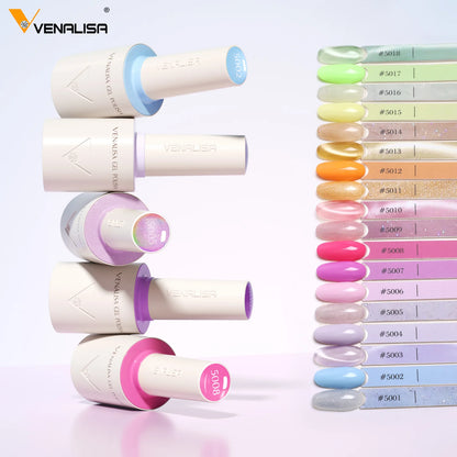 VENALISA New Formula Nail Gel Polish Hema TPO Free Gel Varnish Summer Nails Gorgeous Color Collection Semi Permanent 10ml Vegan