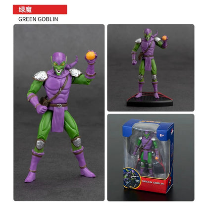 Avengers Legends Iron Man Spider Man Thor Captain America Thanos Hulk War Machine Action Figures Gif