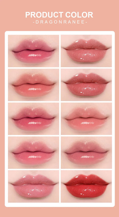 10-Piece Set with Fine Glitter Lip Gloss, Easy-To-Color Lip Glaze, Lipstick, Non-Stick Cup, Non-Fading Lip Gloss, Moisturizing Glitter Lip Gloss, Glass Lip Glitter, Pearlescent Glitter Lip Gloss, Lip Glaze Set