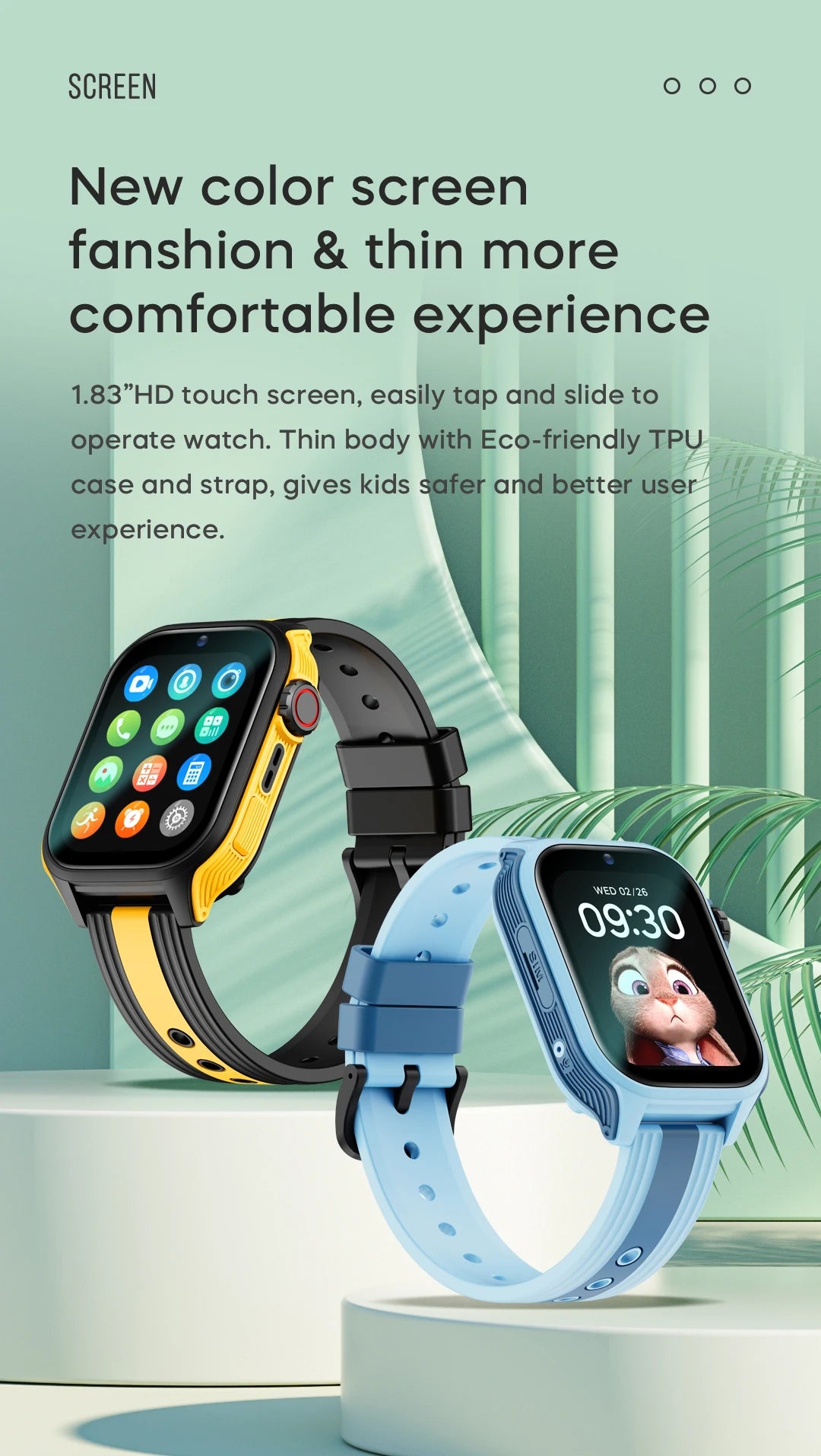 VALDUS 2025 VK36 4G Children Smartwatch Camera Video Call SOS SIM Card WIFI GPS Positioning Compatible Android IOS Kids Watch