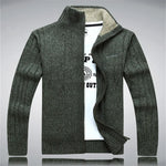 Sweater Male Wool Cotton Cardigan Autumn Men's Winter Sweater  Kint Wear Knitwear Coats Clothing