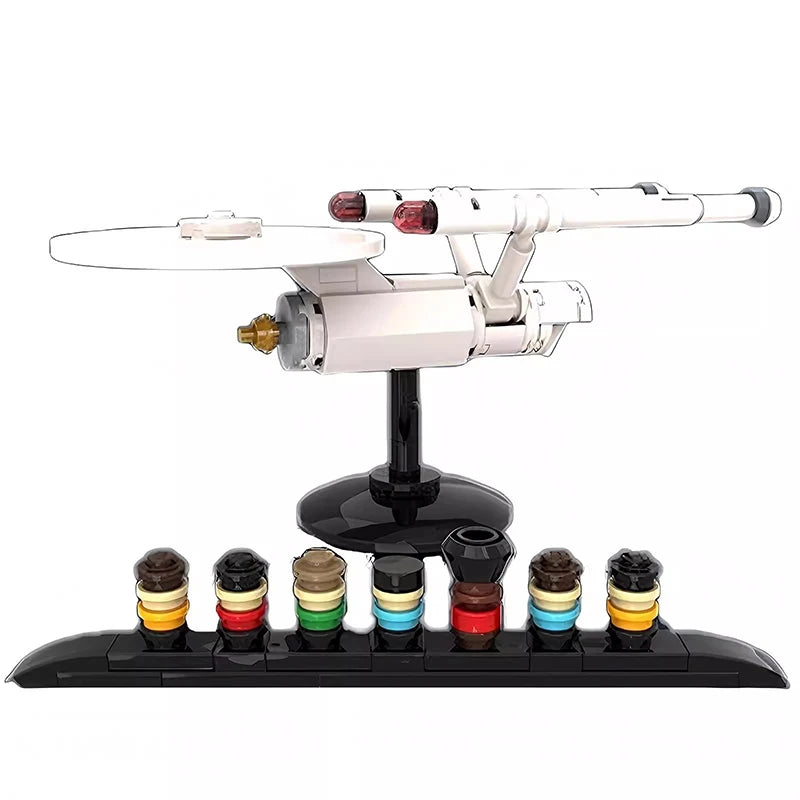 Bricklink Star Movie Starship Enterprise NCC-1701 Discovery Voyager NX-01 Delta MOC Spaceship Sets Building Blocks Kid Toys Gift