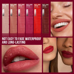 Long Lasting Velvet Matte Lip 6 Colors Gloss Waterproof Non-stick Cup Sexy Nude Red Pink Liquid Lipstick Lips Makeup Cosmetic