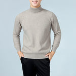100% Wool Man Pullovers Winter New Fashion Vneck Sweater Hot Sale Wool Knitted Jumpers Male Woolen Clothes Standard Tops
