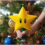 20CM Super Star Light Figure Handheld Christmas Tree Topper Decoration Star Pendant Peak Xmas Tree Top Desk Lamp For Gifts