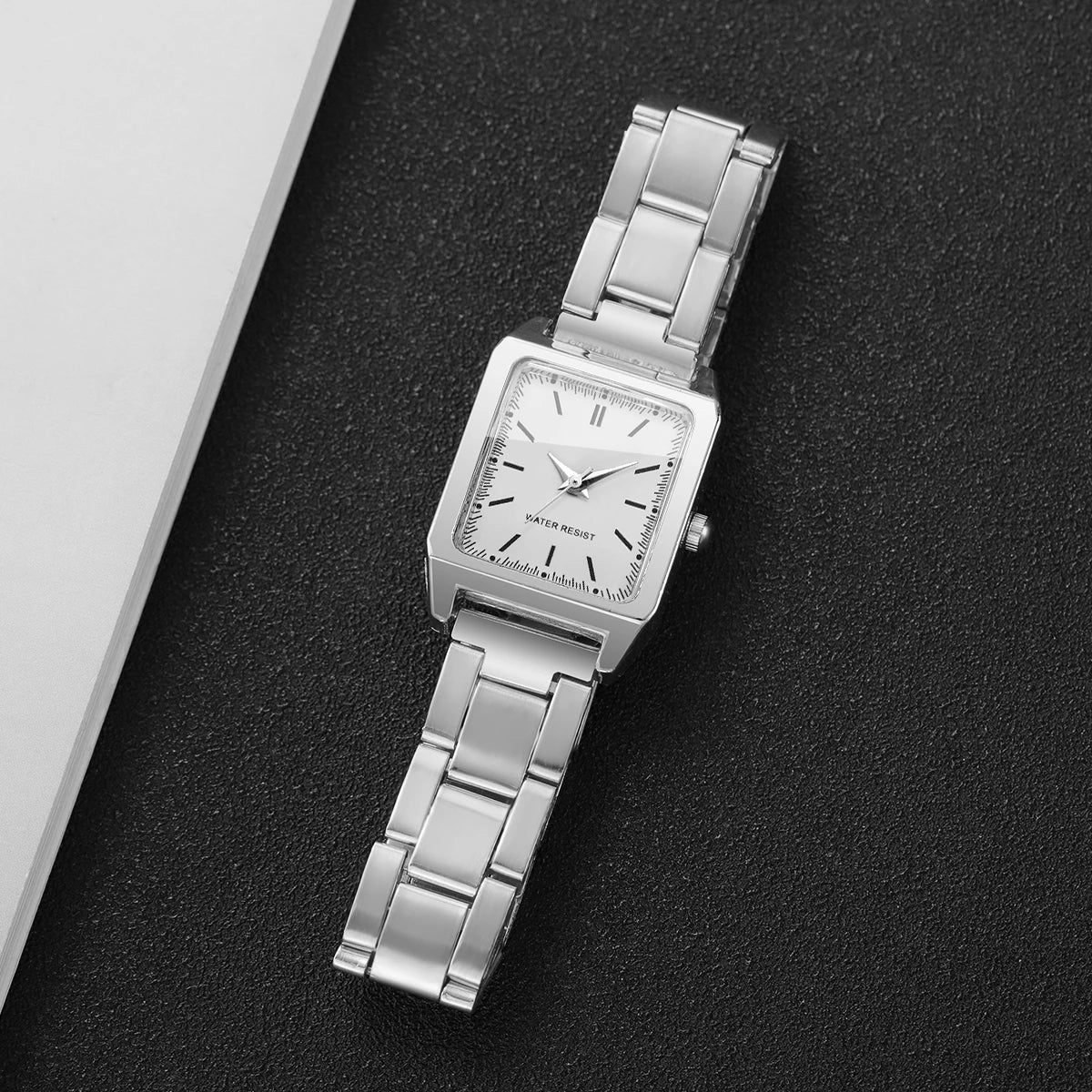 1/2PCS Fashion Square Dial Women Watches Ladies Quartz Wristwatches Girls Clock Reloj Mujer（Without Box）