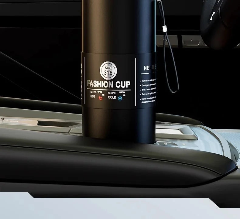 GIANXI Thermos Portable Stainless Steel Thermal Mug Tumbler Vacuum Flasks Cold And Hot And Ice Thermal Water Bottle Car Tea Cup