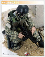 1/6 Action Figure Military Army 30cm Combat Swat Police Soldier With Gun Forces Model Toys