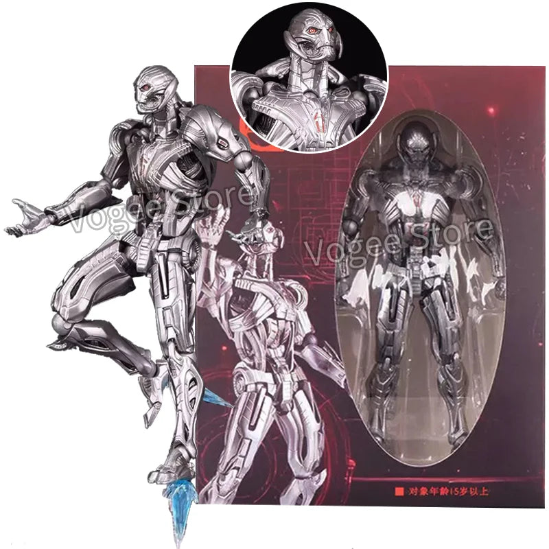 AC Factory Ultron Figure Kaiyodo Amazing Yamaguchi Avengers Action Figures PVC Anime Collection Ko Model Customized Toys Gifts