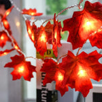 1PC USB/Battery Case Maple Leaf String Lights 10/20/40 LED Lights Waterproof For Halloween Outdoor Autumn Thanksgiving Decor