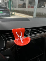 15-17cm doll Seat  Labubu carseat Safety Seat Cute Doll Air Outlet Aromatherapy decoration high-grade Car Interior Decoration