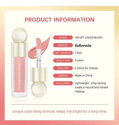 Blush Liquid Blusher Real Makeup Blush Matte Palette Blusher Cosmetics Products Liquid Cream Stick Pink Face raremakeup Beauty