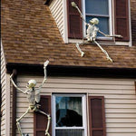 1pc Happy Halloween Modeling Humanoid Skeleton Decorative Props Haunted House Home Bedroom Balcony Decoration Party DIY Supplies