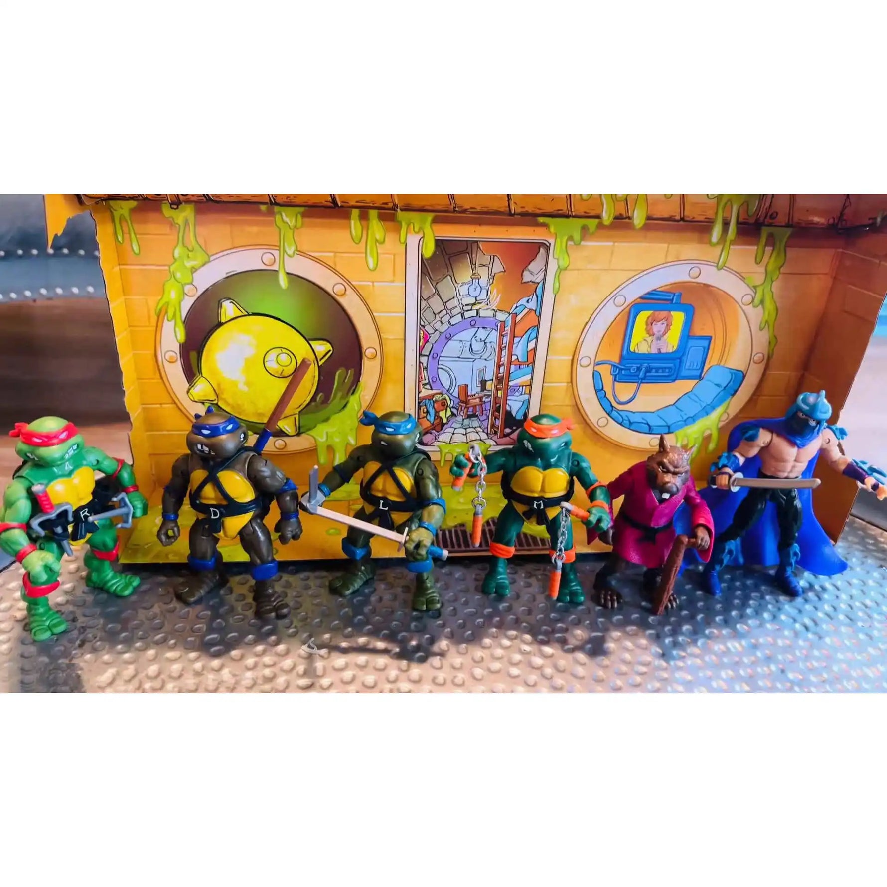 Original turtles Michelangelo Action Figure 2023 Navy Seal Mike Remastered，1988 Remastered turtles Collection Toy Gift