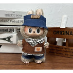 17cm Labubu Doll Clothes Capybara Cos Suit V1 V2 V3 Outfit Stylish Clothing Set for Plush Toy Dolls Accessories