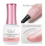 AWStorG Construction Base Gel 15ml Builder Nail Gel In A Bottle Semi Permanent Thick Rubber Base Gel Extension Nails Art