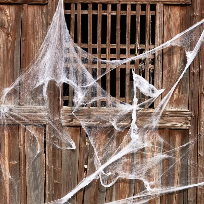 Halloween spider web simulation big black spider decoration bar scene layout props party decoration lawn scenery home decoration