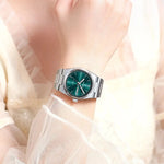 POEDAGAR Luxury Woman Watch Waterproof Luminous Fashion Quartz Ladies Wristwatch Date Week Stainless Steel Women's Watches Reloj