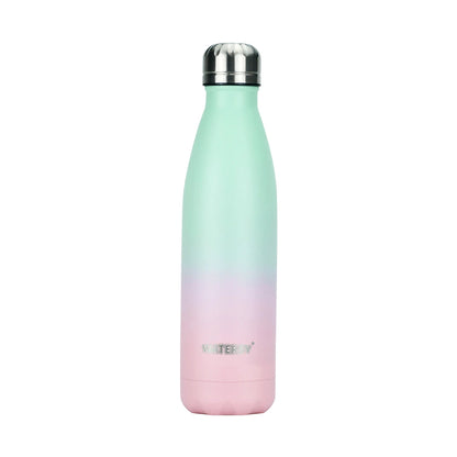 500ML Stainless Steel Thermos Mug Sports Water Bottle Cold and Hot Thermal Cups Vacuum Travel Tumbler Mug Thermal Bike Bottle
