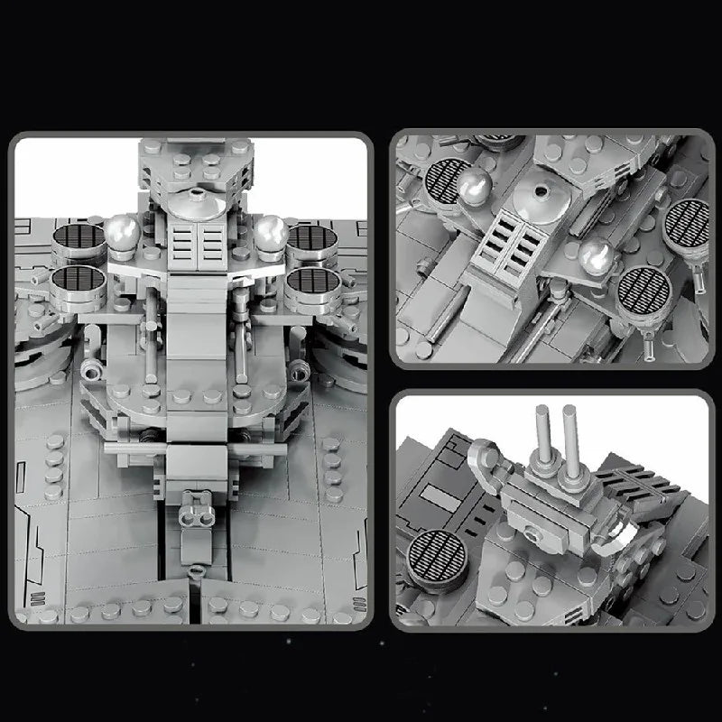 758PCS Space MOC Incursor-Class Cruiser Building Block Movie Star Destroyer Series Model Assembling Toy Gift for Boys Kid Adult