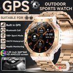 2025 New T-Rex 3 Ultra GPS Men SmartWatch 10ATM Waterproof Built-in Dual-band GNSS Compass Military Sport Flashlight Smart Watch