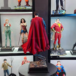 DC Justice League Superman Cold Cast Resin Statue - Museum Grade GK Figure, Hand Painted Collectible Model Gift