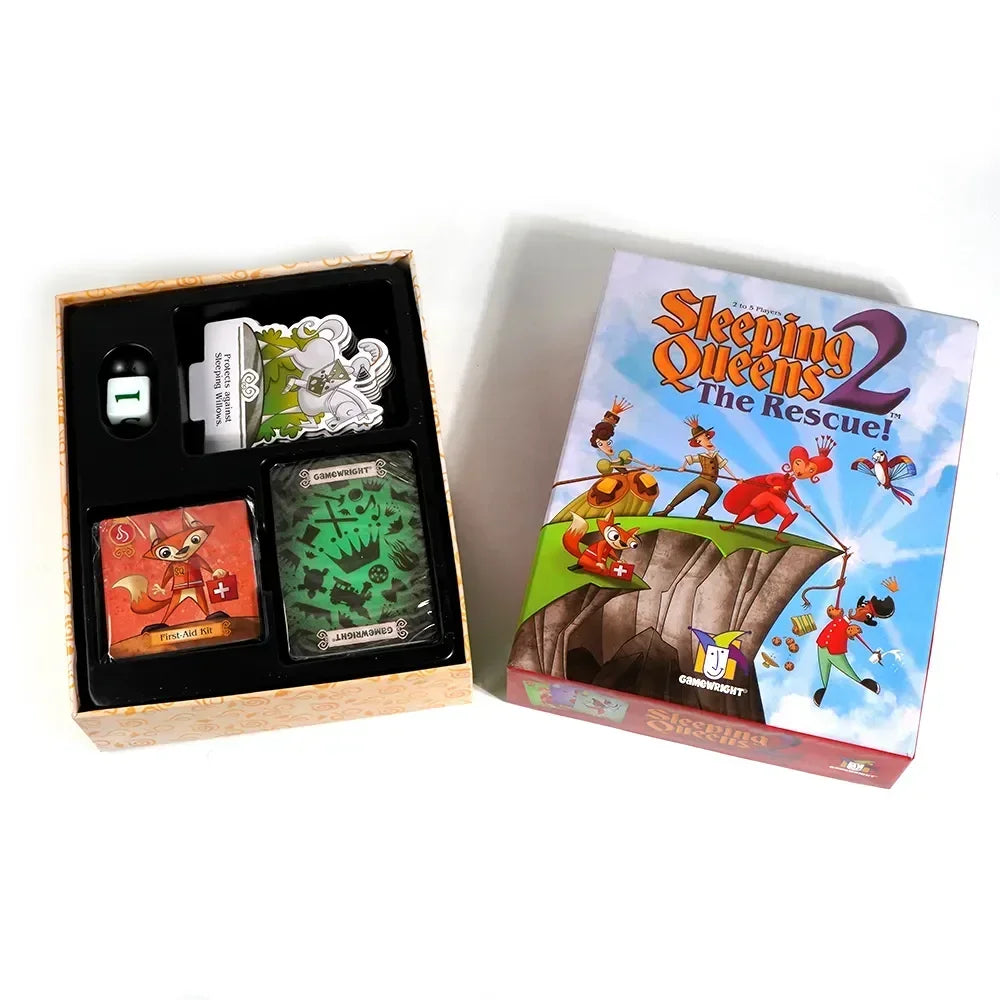 Sleeping Queens 2 Board Game The Rescue Card Game A Strategy the Ladybug Queen