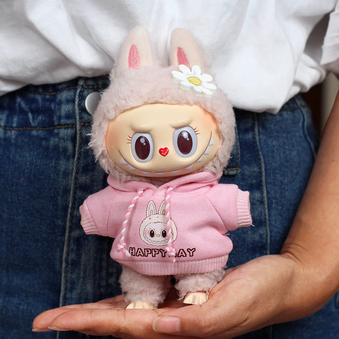 LABUBU Universal Clothes, Doll Cute Hoodie Diy Accessories, Popmart Bubble Mart Doll Accessories