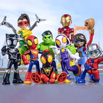 In Stock Genuine Blokees Marvel Spidey Amazing Friend Spider-Man Miles Ant-Man Anime Figure Action Figure Model Collection Toys